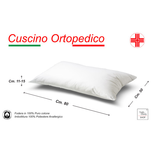 ALMOHADA ORTOPÉDICA ANTICERVICAL DE POLIÉSTER