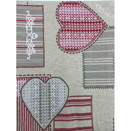 TOWEL FURNISHING COVER GRAN SCARF BEDSPREAD SOFA COVER FABRIC BRASSERIE RED