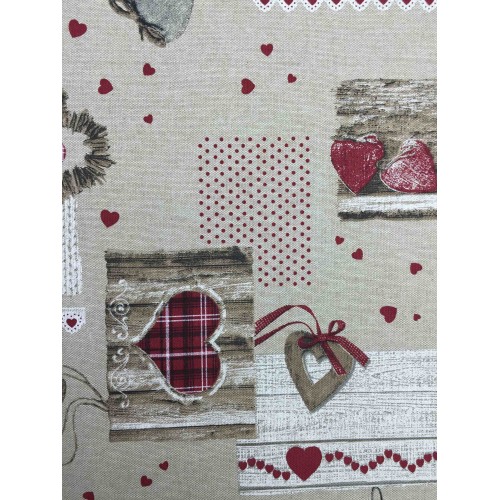 FURNISHING TOWEL Copritutto GRAN FOULARD Bedspread SOFA COVER Fabric MIROS HOLLY RED