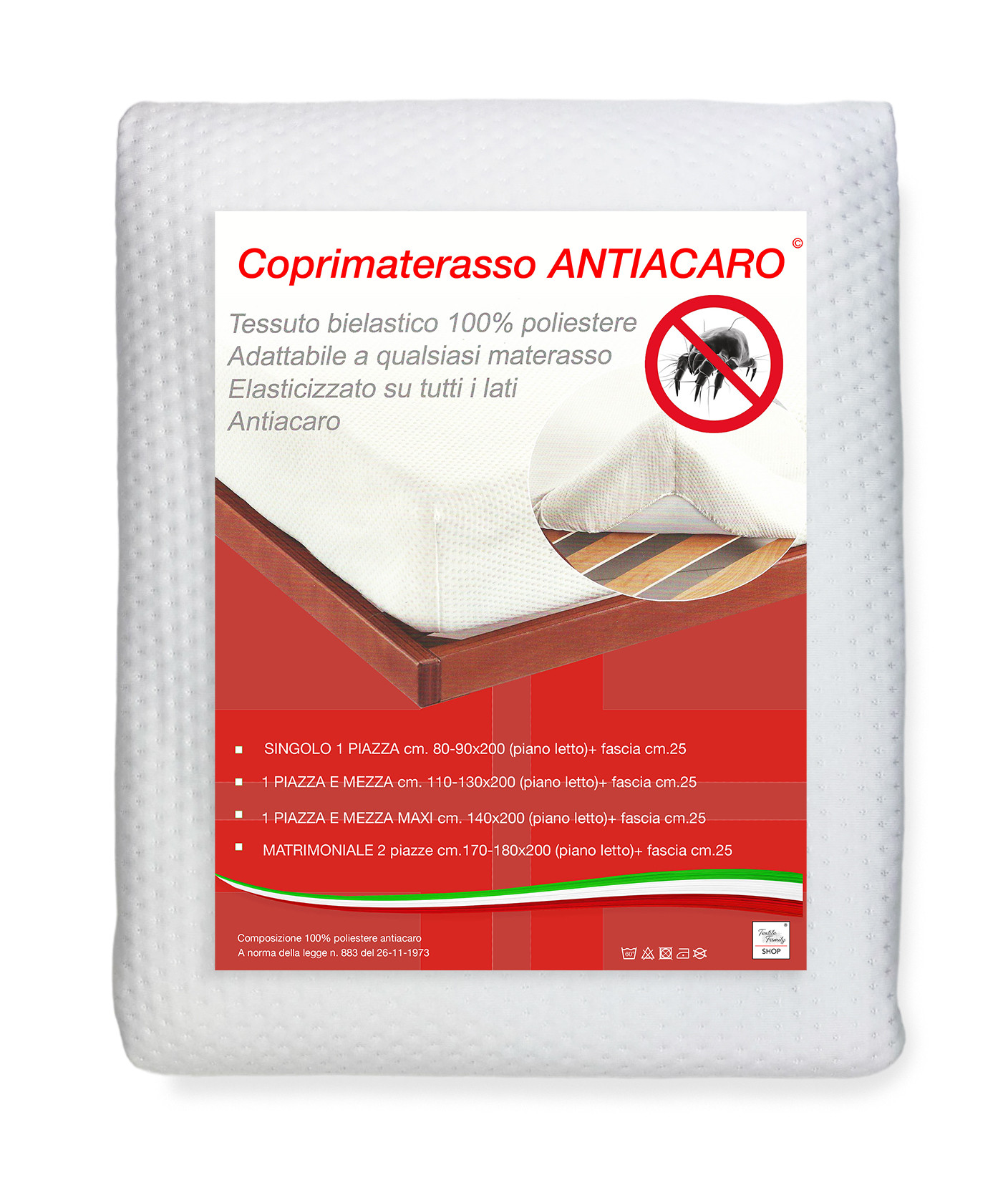 Coprimaterasso Impermeabile Singolo - 90x200cm, Antiacaro, Lavabile, Angoli Elasticizzati - Foto 7