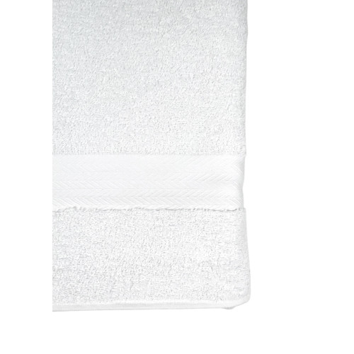 White Bath Towel 100x150 cm – 100% Soft and Absorbent Cotton Terry – Made in Italy – Ideal for Hotels and B&Bs