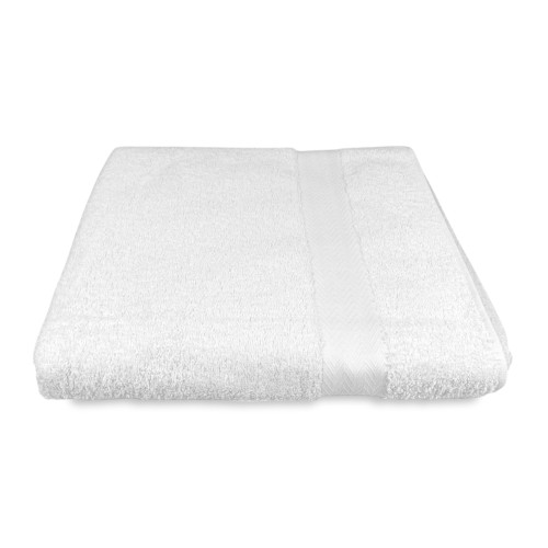 Telo Bagno Bianco 100x150 cm – Spugna Cotone 100% Morbido e Assorbente – Made in Italy – Ideale per Hotel e B&B