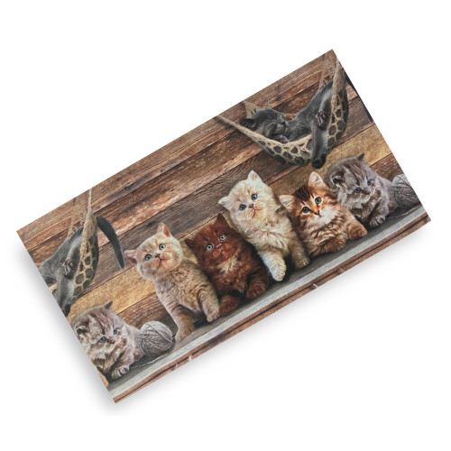 Alfombra Runner para Gatos – Antideslizante, Lavable, Suave Runner, Varios Tamaños – Made in Italy