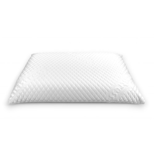 BUBBLES Memory Foam Soap Pillow - Orthopedic, Anti-mite, Hypoallergenic, Removable Cover with Massaging Cover, 75x45 cm