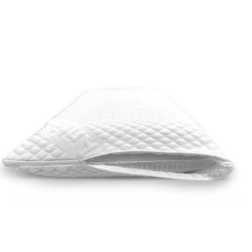 BUBBLES Memory Foam Soap Kissen - Orthopädisch, Anti-Milben, hypoallergen, abnehmbarer Bezug mit Massagebezug, 75x45 cm