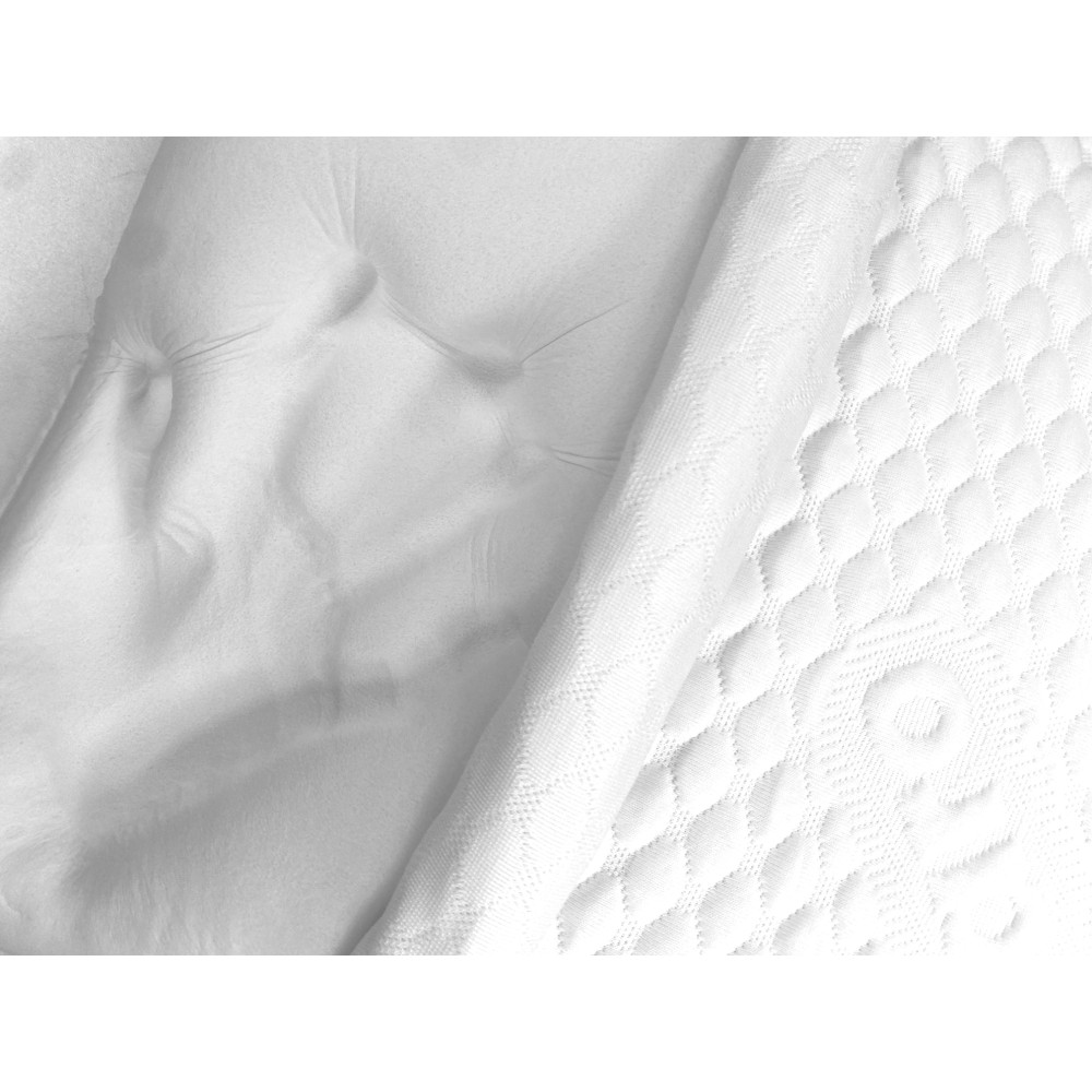 BUBBLES Oreiller au savon à mémoire de forme - Orthopédique, Anti-acariens, Hypoallergénique, Housse amovible avec housse de mas