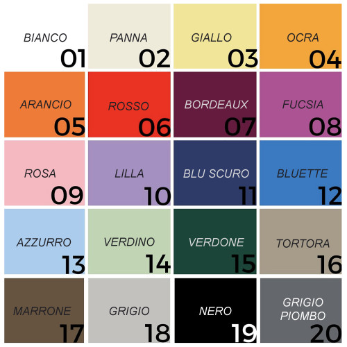 Copripiumino in Cotone Tinta Unita Rosso - Tempo di Dormire, 100% Puro Cotone, Morbido, Traspirante, Made in Italy