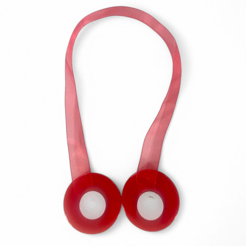 Fermatenda Magnetico Rosso "Modern" - 1 Pezzo, Design Elegante, Super Potente