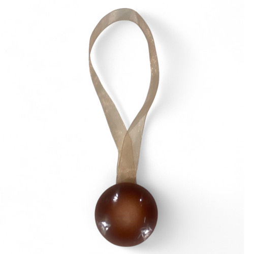 Brown Magnetic Curtain Stopper "Modern" - 1 piece, elegant design, super powerful