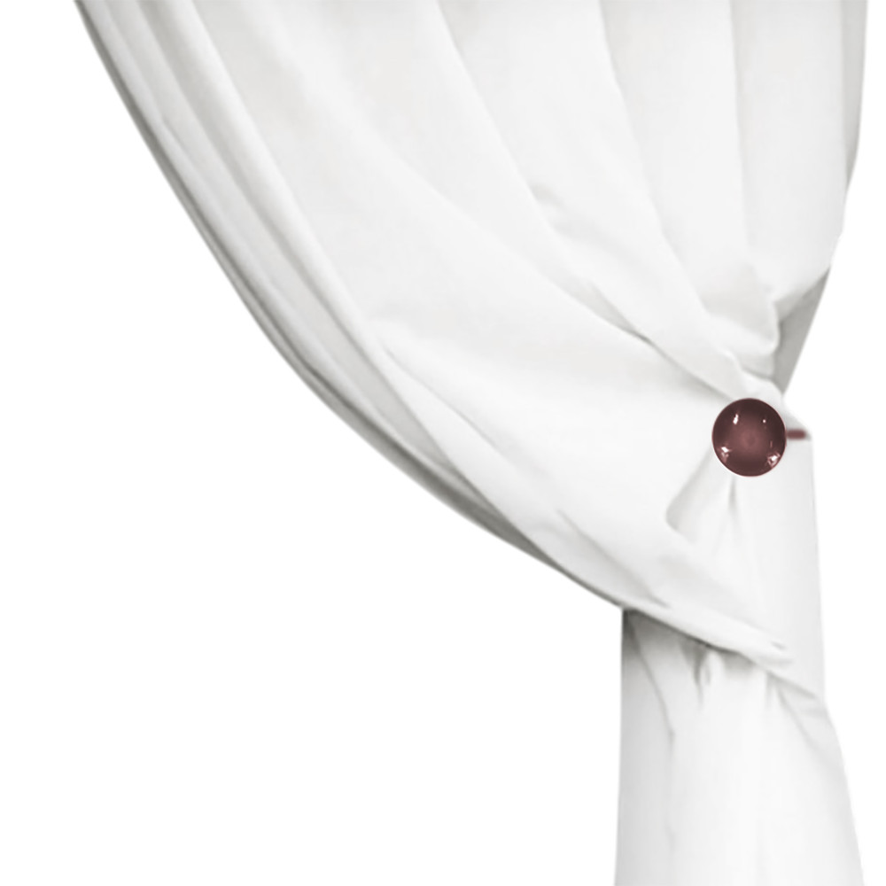 Brauner magnetischer Gardinenstopper "Modern" - 1 Stück, elegantes Design, super leistungsstark