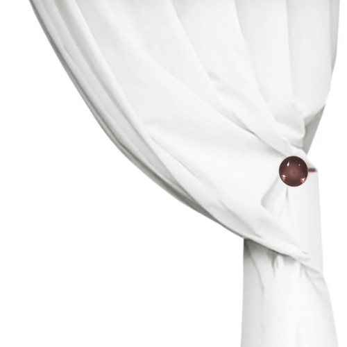 Brown Magnetic Curtain Stopper "Modern" - 1 piece, elegant design, super powerful
