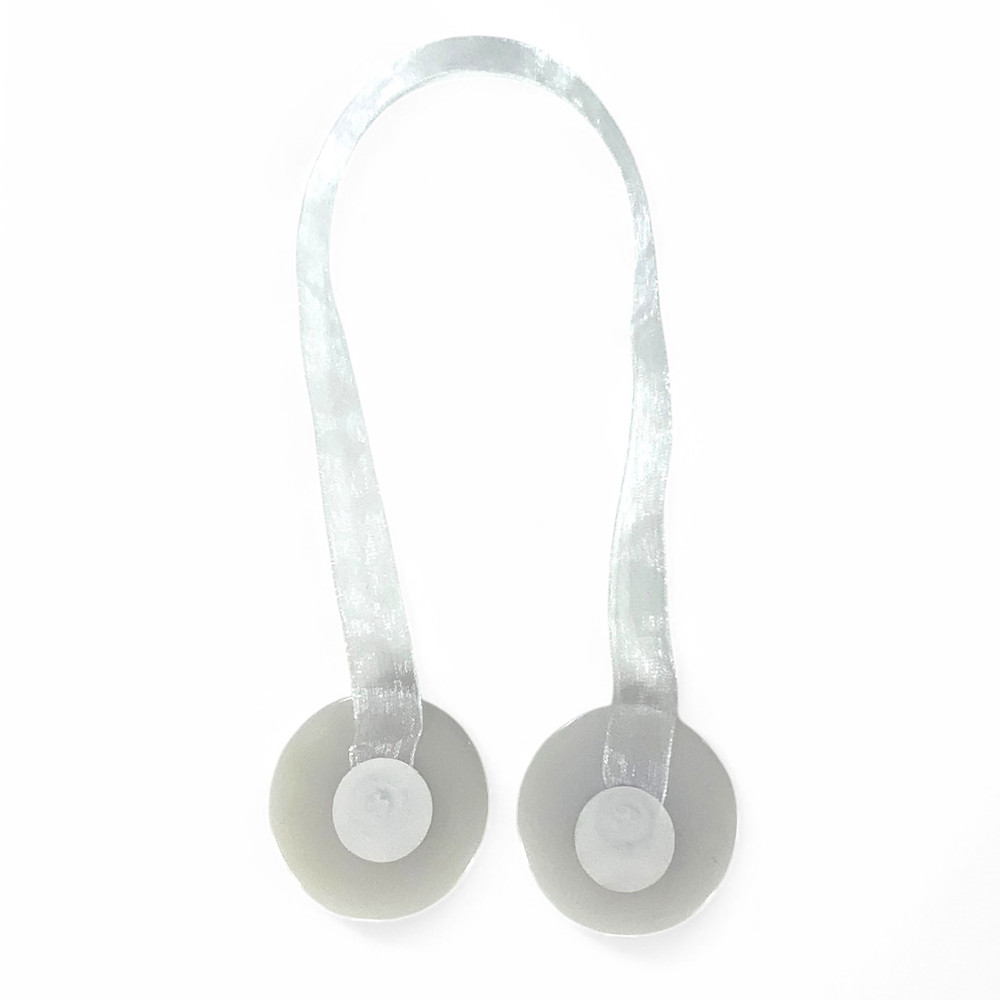 Fermatenda Magnetico Bianco "Modern" - 1 Pezzo, Design Elegante, Super Potente