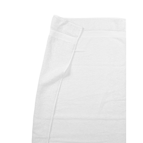 Set de 6 Toallas de Rizo de Algodón 100% Blanco 60x110 cm | Suave, absorbente – Ideal para el hogar, el hotel y B&B – Made in It