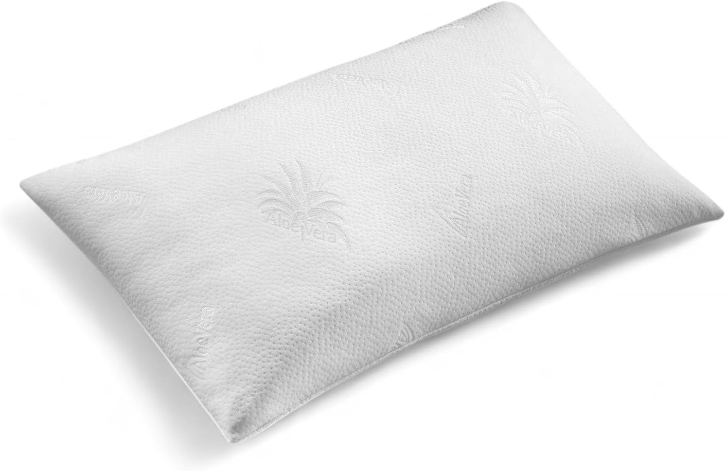 Federa Cuscino In Aloe Vera 42x70 Cm - Ipoallergenica, Traspirante Per Cuscini Ortopedici - Foto 9