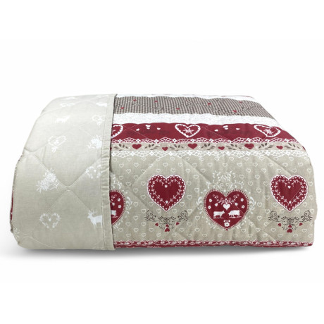 QUILTED BEDSPREAD TYROLEAN...