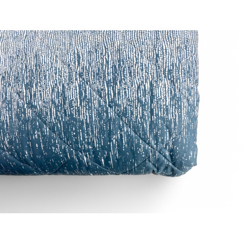 Trapuntino Leggero Kot Bollicine Ottanio - Quilt Primaverile Estivo - Cotone 100% - Anallergico - Made in Italy