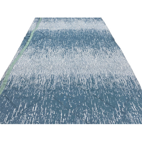 Kot Bollicine Teal Quilt - Frühling Sommer Quilt aus Baumwolle - Made in Italy mit Originalverpackung