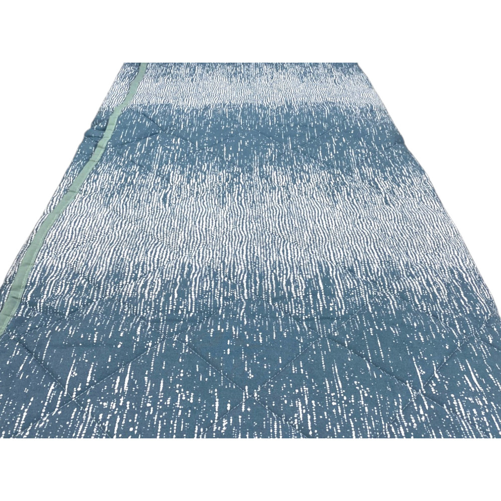 Trapuntino Leggero Kot Bollicine Ottanio - Quilt Primaverile Estivo - Cotone 100% - Anallergico - Made in Italy