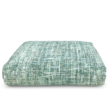 Edredón Kot Coco Verde - Colcha Acolchada Primavera Verano - 100% Algodón - Made in Italy