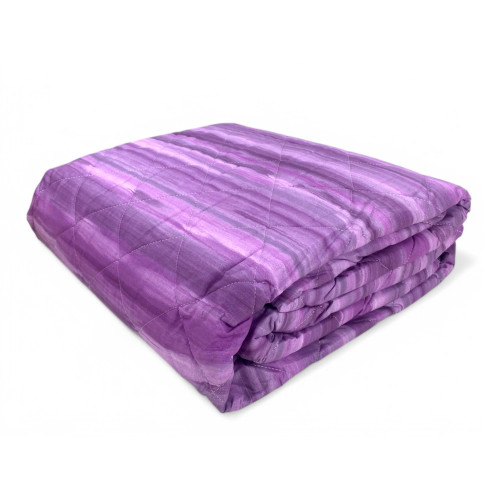 Kot Lightweight Quilt Brushed Lilac - Frühling Sommer Quilt - 100% Baumwolle - Hypoallergen - Made in Italy