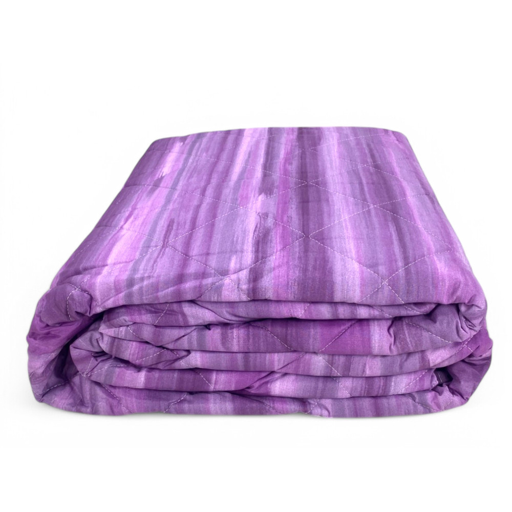 Trapuntino Leggero Kot Pennellato Lilla - Quilt Primaverile Estivo - Cotone 100% - Anallergico - Made in Italy