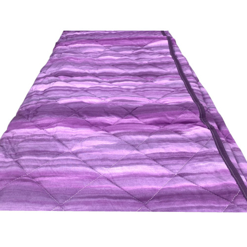 Kot Quilt Brushed Lilac - Leichte Baumwolldecke mit Originalverpackung - Made in Italy