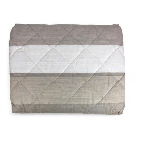Kot Riga Beige Quilt - Leichte Baumwolldecke mit Originalverpackung - Made in Italy