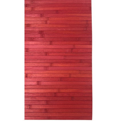 Tappeto in bambù rosso per soggiorno, bagno e cucina, stile moderno