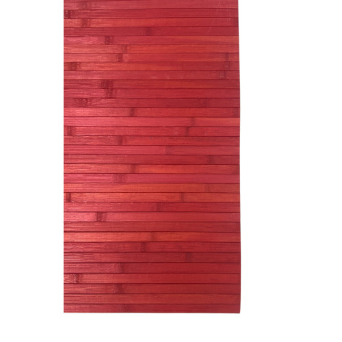 Tappeto in bambù rosso per soggiorno, bagno e cucina, stile moderno