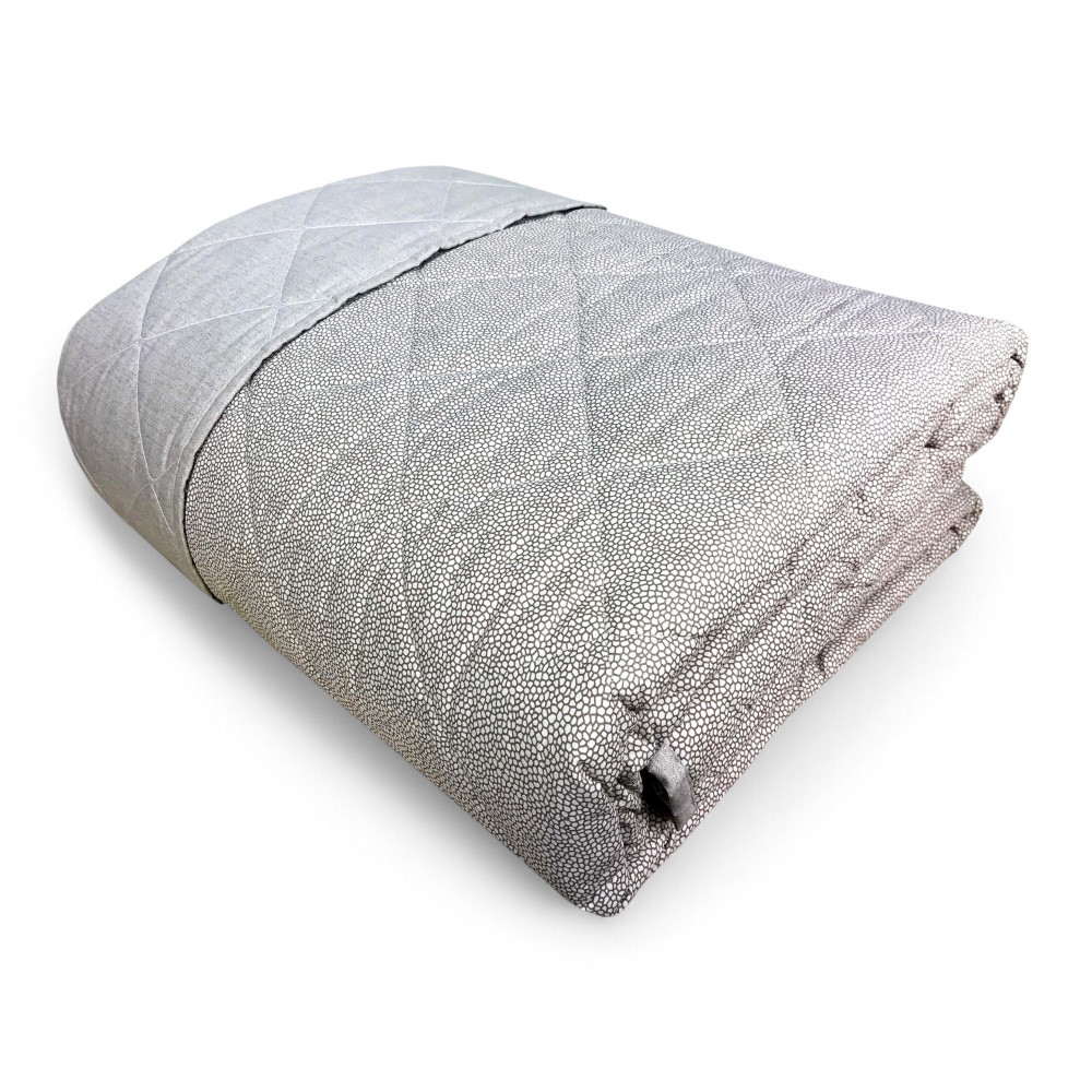 Gesteppte Tagesdecke auf Beige Gesteppte Tagesdecke auf Beige
