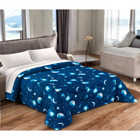 Quilt with stars moons