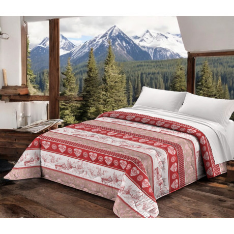 Tyrolean quilted bedspread