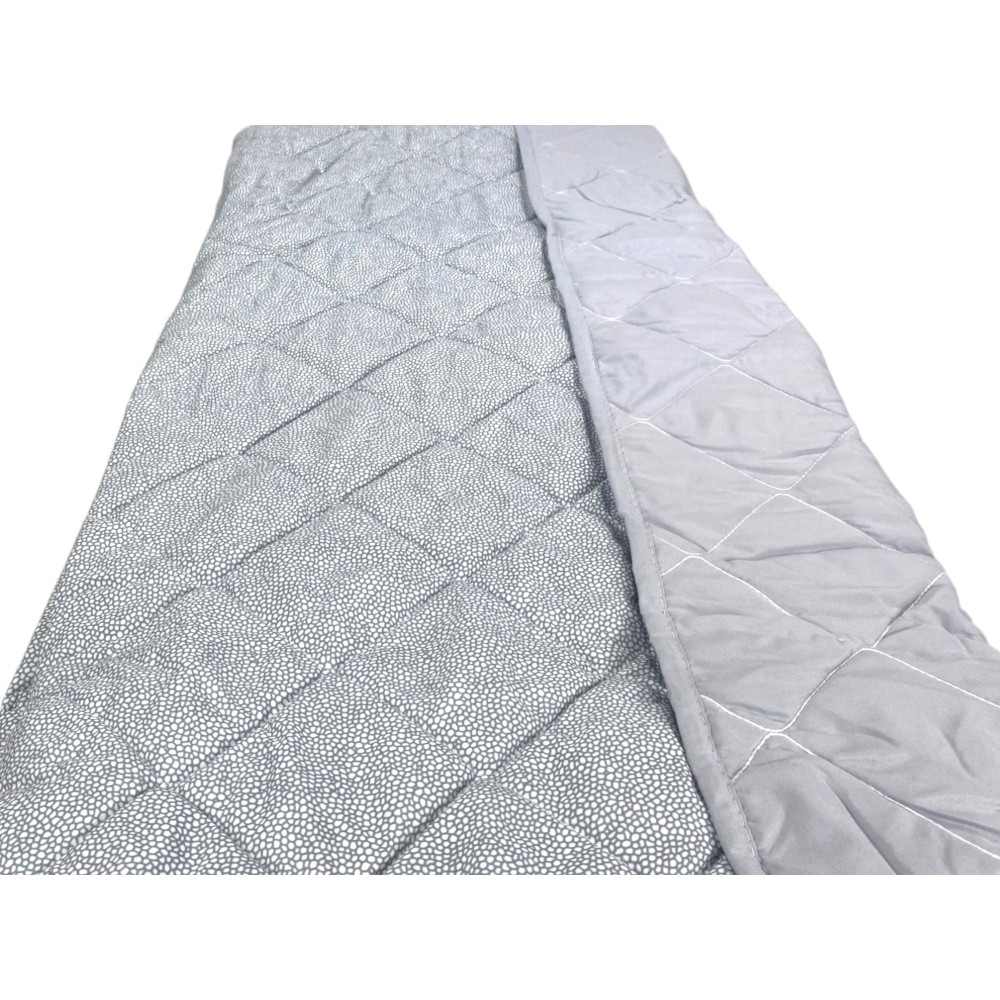 Quilt Bow – Grey Boy Quilted Bedspread – Mid-Season, Soft Microfiber – Made in Italy