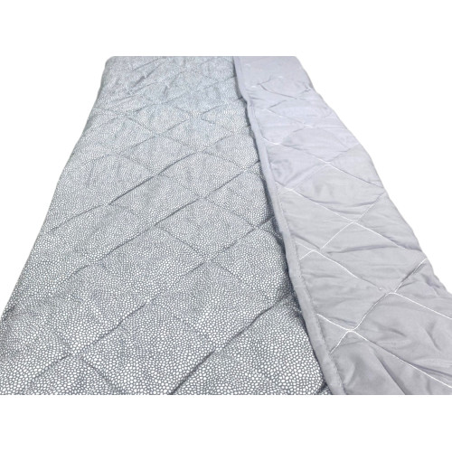 Couvre-lit léger en microfibre pêche, idéal pour la mi-saison