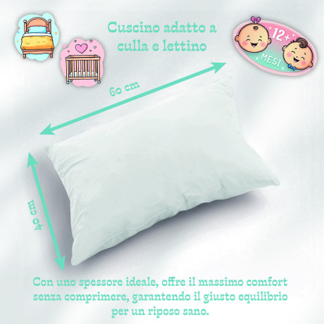 Coussin de lit bébé 40x60...