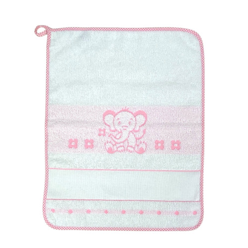 SET 3 TOWELS KINDERGARTEN GIRL POPPY © CM. 40x55 pure cotton FEMALE with AIDA canvas to be embroidered