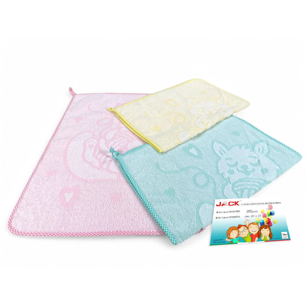 Toallas de rizo Jack Kindergarten Femenino Toallas de rizo Jack Kindergarten Femenino
