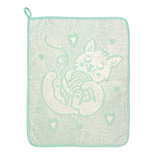 SET de 3 SERVIETTES ASILE fille de JACK © cm. 40x55 pur coton FEMME