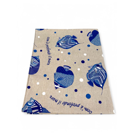 Nappe en coton et polyester - Parfaite pour la cuisine, la salle à manger ou la maison de plage