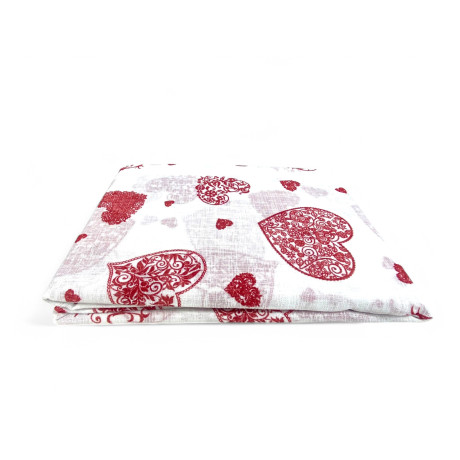Pair of Red Heart glass...