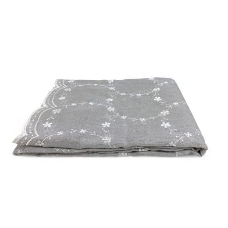 Chantal grey curtain 140x280 cm folded in the original packaging.