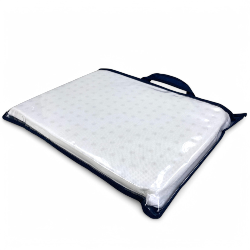 Oreiller de sieste en mousse à mémoire de forme pour bébé 30x40 cm - Respirant, anti-suffocation, Housse amovible - Fabriqué en 