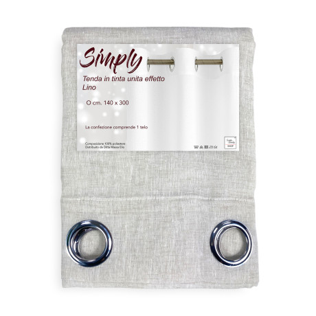 Simply Linen Effect Curtain...