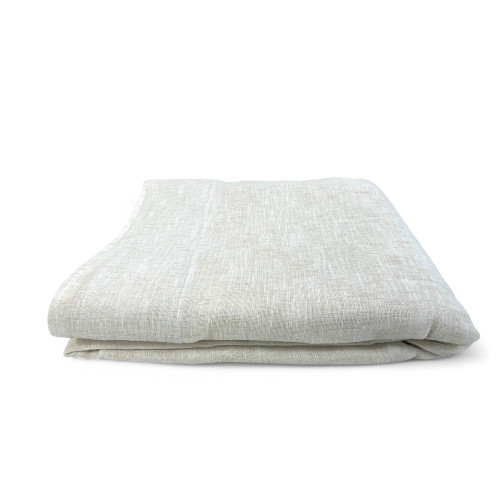 Simply 2.0 Beige Rideau Effet Lin - 200x300 cm - avec Ruban pour Bâton ou Rail - Couleur Unie Naturelle