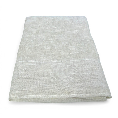 Simply 2.0 Beige Vorhang mit Leineneffekt - 200x300 cm - mit Klebeband für Stock oder Schiene - Natürliche Einfarbig