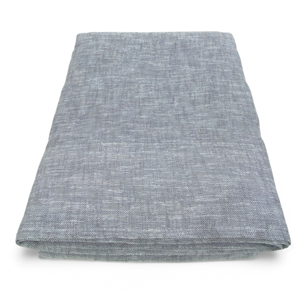 Simply 2.0 Grauer Vorhang - 200x300 cm Leineneffekt - mit Klebeband für Stangen oder Schienen - Elegante Unifarbe