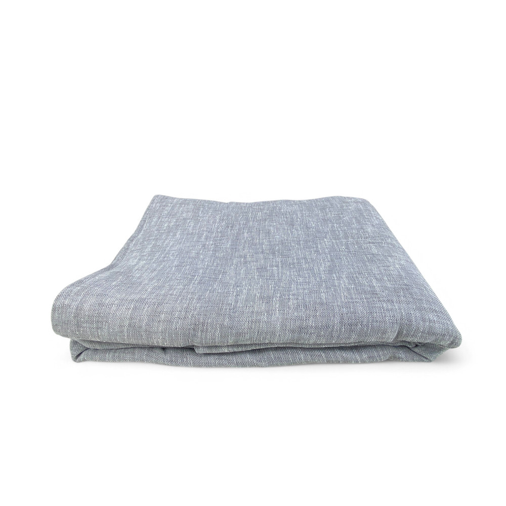 Simply 2.0 Grauer Vorhang - 200x300 cm Leineneffekt - mit Klebeband für Stangen oder Schienen - Elegante Unifarbe