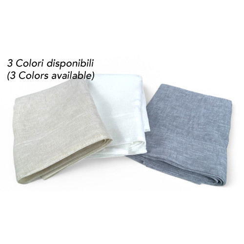 Simply 2.0 Grey Curtain - 200x300 cm Linen Effect - with Tape for Rods or Rails - Elegant Solid Color