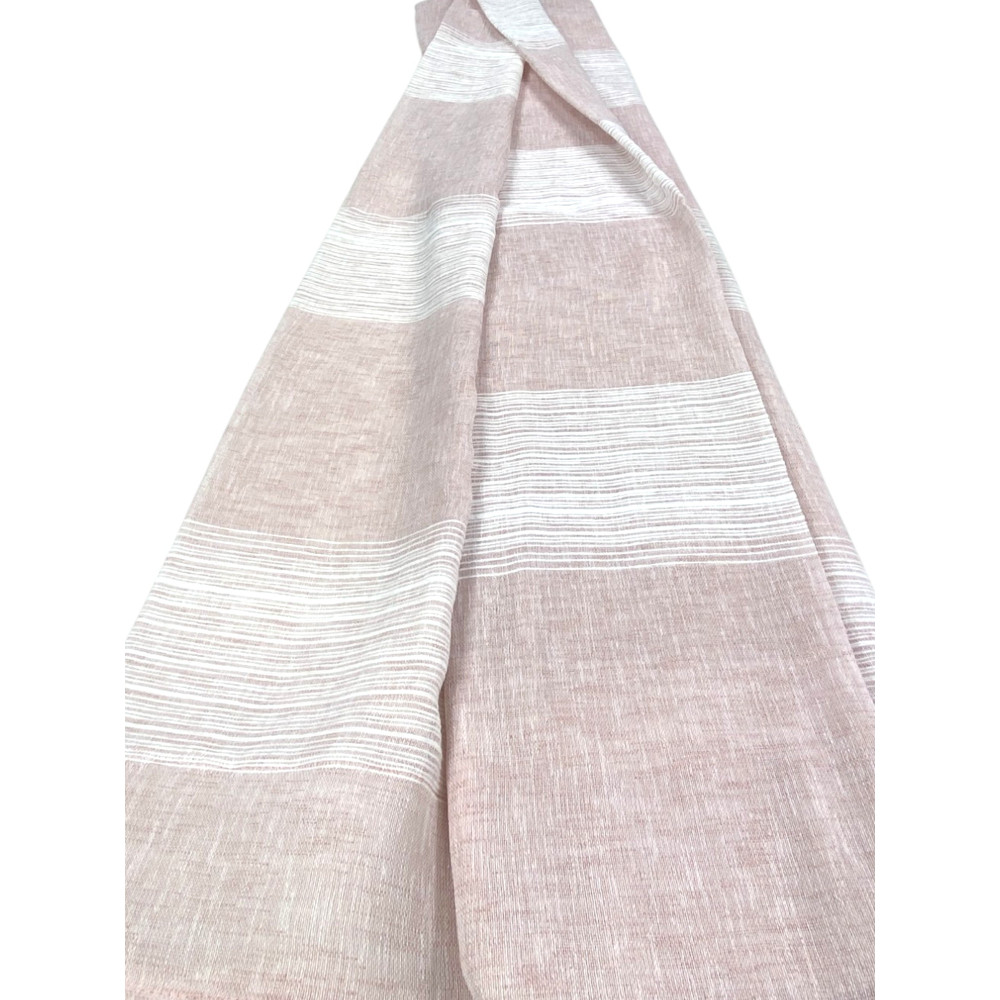 Monaco Rosa Vorhang - Paneel 140x300 cm Moderne Streifen - Universelles Gurtband für Stock oder Schiene