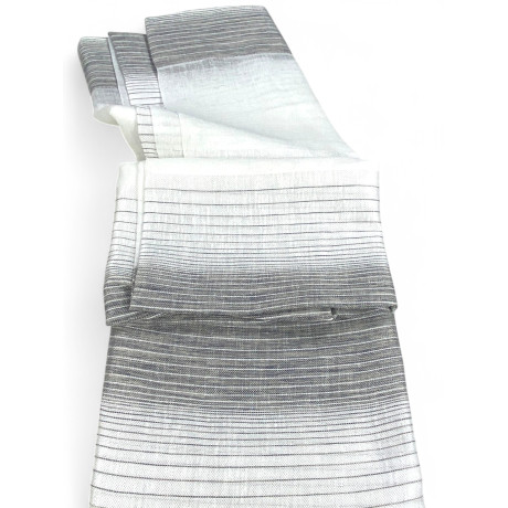 Modern Striped Jacquard Curtain 140x300 cm with universal webbing
